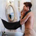 Beard Apron Hair Shave Catcher with Razor Holder Tool