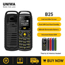 UNIWA Super Mini 2G Mobile Phone B25 Bluetooth Earphone