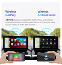 Mini Wired to Wireless CarPlay and Android Auto 2in1 AI Box