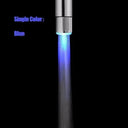 Zhang Ji LED Glow Faucet: Modern Water-saving Tap with Color Indicator  ourlum.com Single Color-Blue  