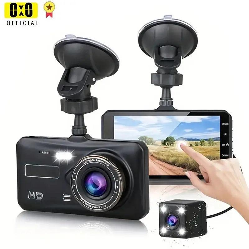 Front and Rear Car Dash Cam: Enhanced Safety Features & Night Vision  ourlum.com   