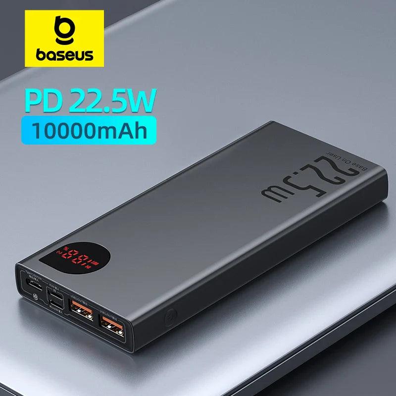 Baseus Power Bank 10000mAh with 22.5W PD Fast Charging Powerbank Portable Battery Charger For iPhone 15 14 13 12 Pro Max Xiaomi  ourlum.com   