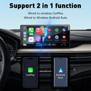 XUDA 2in1 Wireless CarPlay AI Mini Box Android Auto Box Upgrade