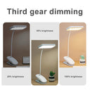 360° Flexible Clip-on Study Lamp: USB Rechargeable Desk Light  ourlum.com   