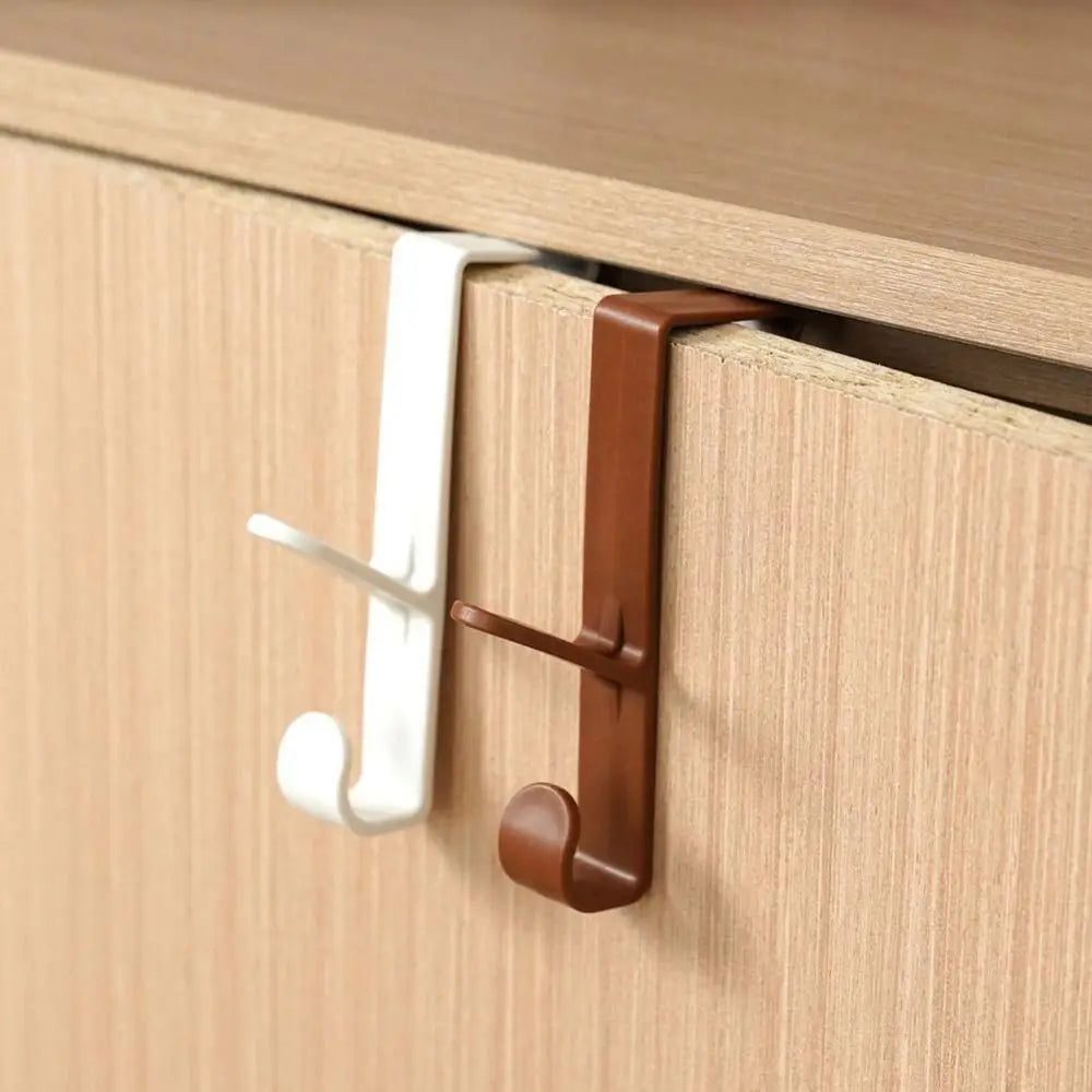 Space Saving Door Hook Organization Easy Install Clothes Hook Kitchen Supplies Hanger Doors Storage Racks Home Living