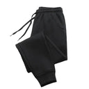 Mens Casual Pants Autumn Winter Fleece Sweatpants Long Pants