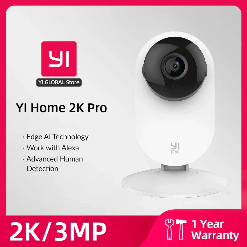 YI Smart Home Wifi Camera with Motion Detection & AI Security Features  ourlum.com Camera only EU plug United State