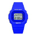 Colorful LED Sports Watch for Boys, Girls, Students, Men, and Women  ourlum.com Sapphire  