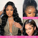 30-34 Inch Brazilian Remy Body Wave HD Lace Front Wig