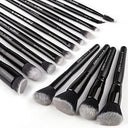 ZOREYA Black Makeup Brushes Set for Flawless Makeup