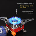 Portable High-Power Camping Gas Stove with Ignition