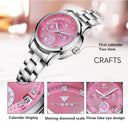 Luxury Women's Automatic Mechanical Sports Watch with Waterproof Design  OurLum.com   