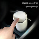 Car Garbage Can Silicone Trash Holder Auto Organizer Bin