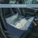 Cozy Dog Car Seat: Secure, Nonslip Pet Carrier with Armrest Box Booster  ourlum.com   