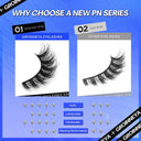 3D Fluffy Wispy False Eyelashes for a Natural, Glamorous Look - Cruelty-Free & Easy to Apply