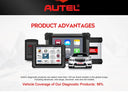 Autel MaxiCOM MK808K-BT OBD2 Scanner Bluetooth Diagnostic Tools