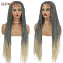 Kanekalon Synthetic Braided Lace Front Wigs for Style Options