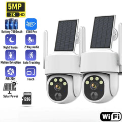 Solar-Powered Outdoor Security Camera: Advanced Surveillance Tech