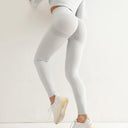 Ultimate Comfort High Waist Leggings for Women - Gym Ready Fitness Leggings  ourlum.com Gray L 