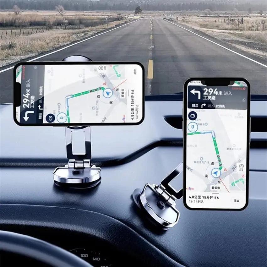 Car Phone Holder Mount: Strong Magnet 360° Rotation for iPhone Samsung  ourlum.com   