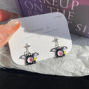 Kiss Jewelry Cute Monster Eyes Stud Earrings Trendy Kpop Fashion Gift