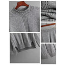 Two Piece Sets Womens Outfits Autumn Winter Knitwear N532