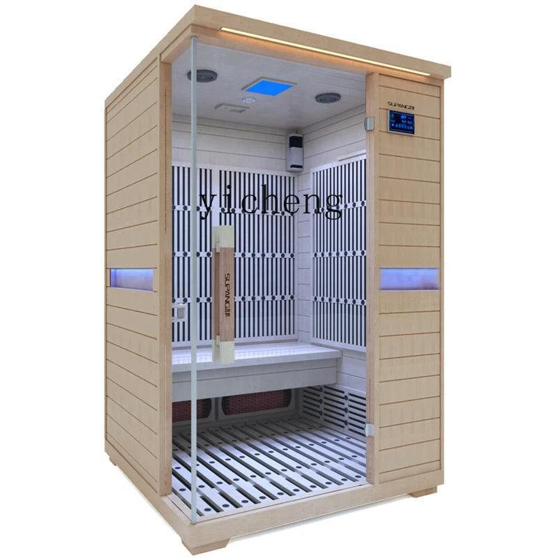 ZK Health Care Far Infrared Holographic Energy Sauna Room with Solid Wood Construction  ourlum.com 1  