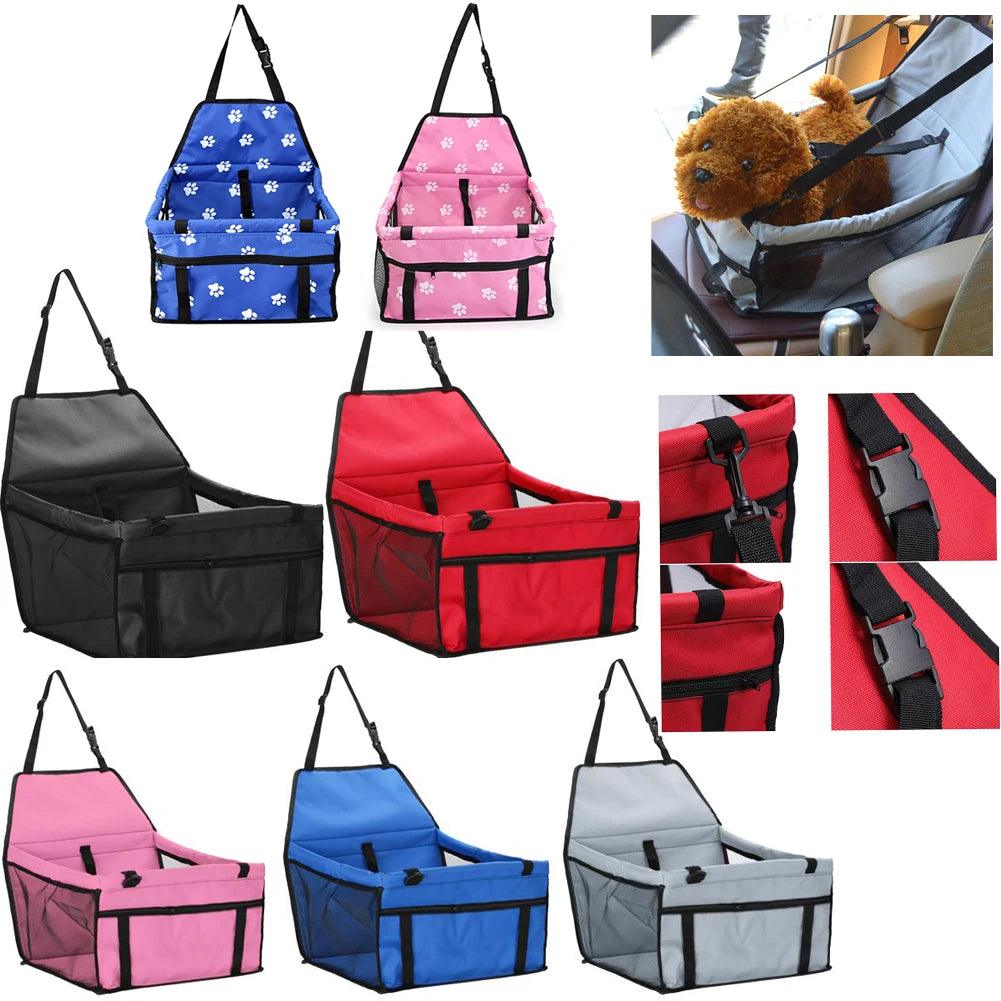 Pet Travel Car Seat Cover with Comfortable Padding and Safety Features  ourlum.com   