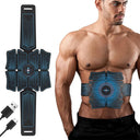 Electric Abdomen Slimming Belt EMS Muscle Stimulator USB Toning