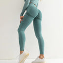 Ultimate Comfort High Waist Leggings for Women - Gym Ready Fitness Leggings  ourlum.com Green L 