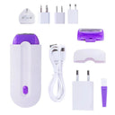 Women's Epilator Painless Hair Removal Shaving Device USB Charging