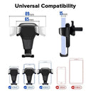 Gravity Car Holder: Secure Air Vent Mount for Smartphone GPS  ourlum.com   