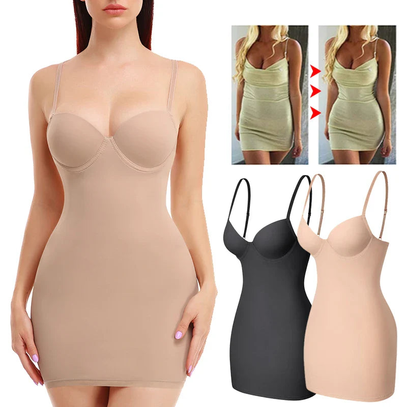 Seamless Shapewear Bodysuit with Built-In Bra & Tummy Control for a Flawless Figure