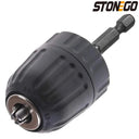 STONEGO Quick Change Keyless Drill Chuck Adapter Tool