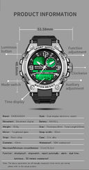 SANDA Men's Military Watch Outdoor Adventure Companion