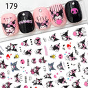 Adorable Cartoon Hello Kitty Nail Sticker Set for Nail Art