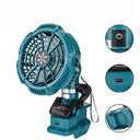 Portable Clip Fan for 18V Lithium Batteries USB Powered