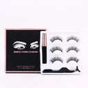 Magnetic Eyelash Kit with Synthetic Lashes for Glam Eyes