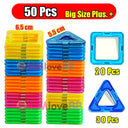 Magnetic Building Blocks: Creative Designer Construction Set for Kids  ourlum.com big size 50pcs  