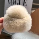 Crab Plush Fur Hair Clip: Trendy Accessory for Girls