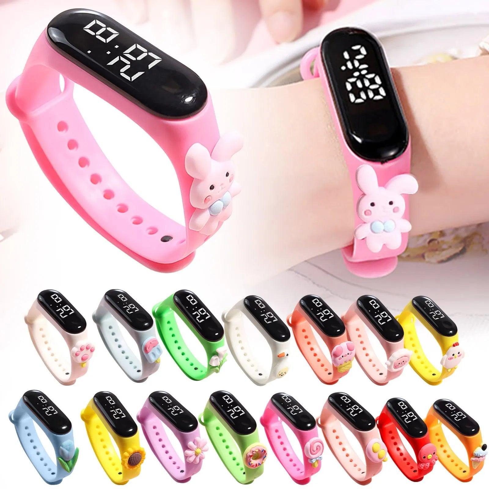 Children's Cartoon Sports Watch: Fun Waterproof Digital Bracelet for Kids  ourlum.com   