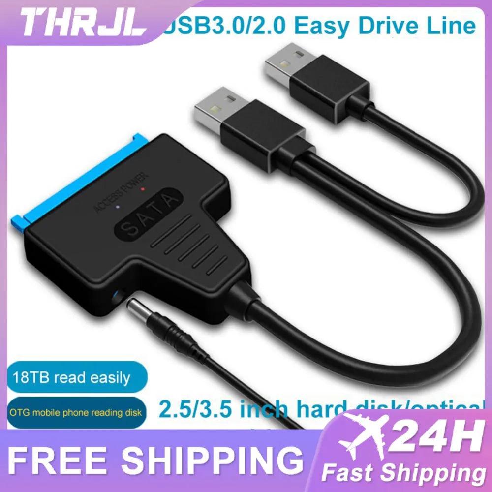 Easy Drive Line USB to SATA Adapter: High Compatibility & Power Solution  ourlum.com   