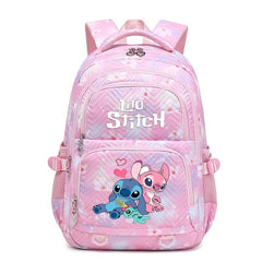 Disney Lilo & Stitch Waterproof Backpack for Girls - Stylish Travel School Bag & Bookbag