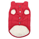 Warm Fleece Dog Coat for Small to Large Breeds: Stylish Winter Pet Vest  ourlum.com red XS 