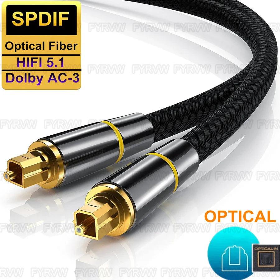 Optic Audio Cable: High-Quality Fiber Soundbar Connection - Amplify Your Audio  ourlum.com   