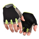 Fingerless Cycling Gloves for Men and Women - Breathable Anti Slip Fitness