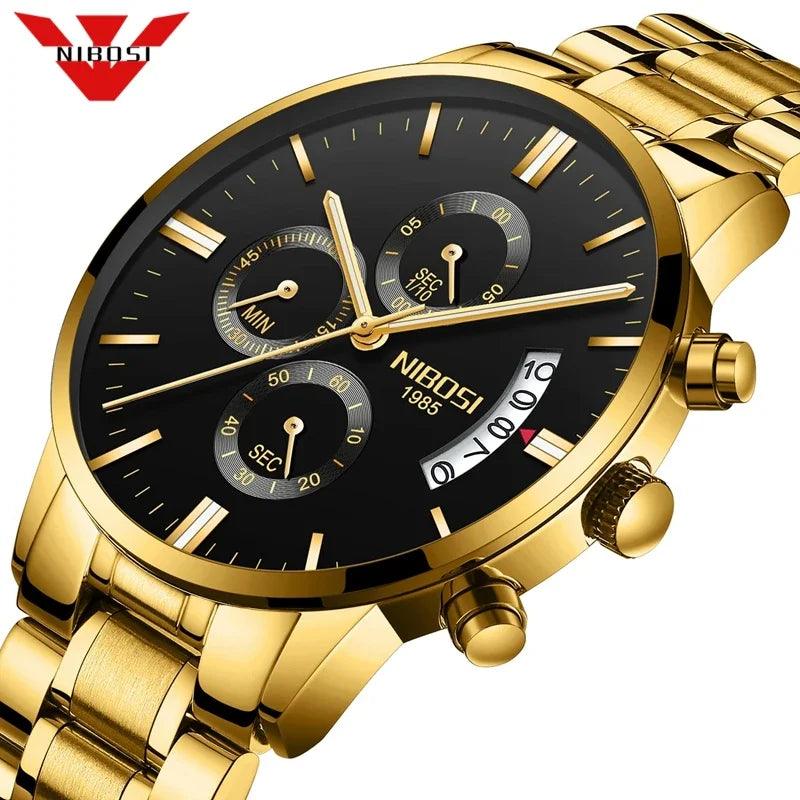 NIBOSI Luxury Military Style Quartz Watch: Stylish Men's Timepiece  ourlum.com   