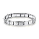 Stainless Steel Geometric Bangle Chic Women's Fashion Jewelry