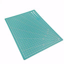 Cultural & Educational Double-sided Cutting Mat for Art & Craft - High-quality PP Plastic, Desktop Protection, Three Sizes  ourlum.com Green A3 Large 