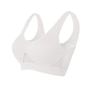 Ultimate Comfort Seamless Sports Bra for Women - Lift & Supportive Gym Brassiere, Wire-Free Design  Our Lum WHITE S 